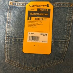 Men’s brand new, never worn, Carhartt jeans size 32x 30 relaxed fit